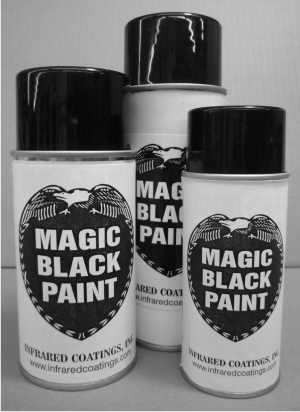 magic black spray paint